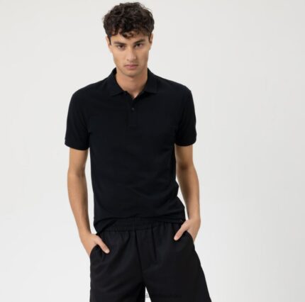 peta razina ležernog kroja, polo, crna OLYMP FZJ6Z2164 odjeća