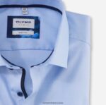 body fit razine pet, poslovna košulja, moderna kent, plava OLYMP FZJ6Z393 odjeća - Image 2