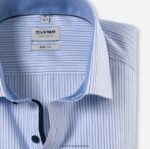 body fit razine pet, poslovna košulja, moderna kent, plava OLYMP FZJ6Z554 odjeća - Image 2