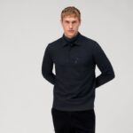 casual jersey polo dugih rukava, marine OLYMP FZJ6Z2139 odjeća