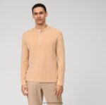 casual jersey polo dugih rukava, natural OLYMP FZJ6Z2117 odjeća