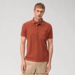 casual polo majica, smeđa OLYMP FZJ6Z2116 odjeća