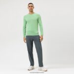casual pulover od pletiva, svijetlo zelene boje OLYMP FZJ6Z1839 odjeća - Image 2