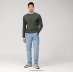 casual pulover od pletiva, tamno zelene boje OLYMP FZJ6Z1796 odjeća - Image 2