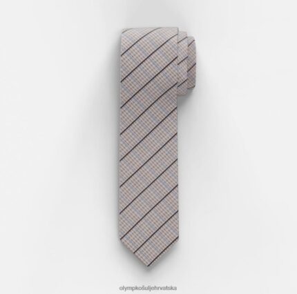 kravata slim 6,5 cm, taupe OLYMP FZJ6Z2294 pribor