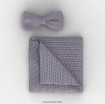 leptir mašna / džepni kockasti set taupe OLYMP FZJ6Z2654 pribor