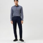 level five 24/7 body fit, business shirt, kent, natural OLYMP FZJ6Z638 odjeća - Image 2