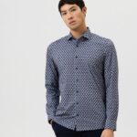 level five 24/7 body fit, business shirt, kent, natural OLYMP FZJ6Z638 odjeća