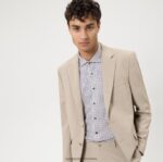 level five 24/7 body fit, business shirt, kent, natural OLYMP FZJ6Z773 odjeća