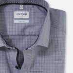 level five fit, poslovna košulja, moderni kent, crna OLYMP FZJ6Z649 odjeća - Image 2
