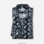 level five fit, poslovna košulja, royal kent, marine OLYMP FZJ6Z406 odjeća