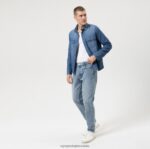 ležerna majica, ležerna košulja, kent, indigo OLYMP FZJ6Z1953 odjeća - Image 2