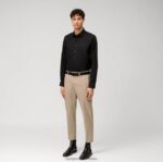Ne. six super slim, poslovna košulja, urban kent, crna OLYMP FZJ6Z189 odjeća - Image 2