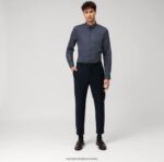 Ne. six super slim, poslovna košulja, urban kent, marine OLYMP FZJ6Z23 odjeća - Image 2