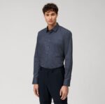 Ne. six super slim, poslovna košulja, urban kent, marine OLYMP FZJ6Z23 odjeća