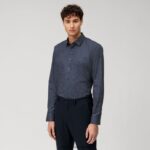 Ne. six super slim, poslovna košulja, urban kent, marine OLYMP FZJ6Z23 odjeća