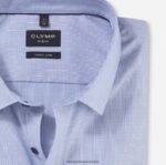Ne. six super slim, poslovna košulja, urban kent, plava OLYMP FZJ6Z179 odjeća - Image 2