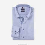 Ne. six super slim, poslovna košulja, urban kent, plava OLYMP FZJ6Z179 odjeća