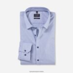 Ne. six super slim, poslovna košulja, urban kent, plava OLYMP FZJ6Z179 odjeća