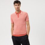 pletivo razine pet uz tijelo, polo, crvena OLYMP FZJ6Z2103 odjeća