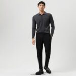 pletivo razine pet uz tijelo, polo ovratnik, antracit OLYMP FZJ6Z1754 odjeća - Image 2